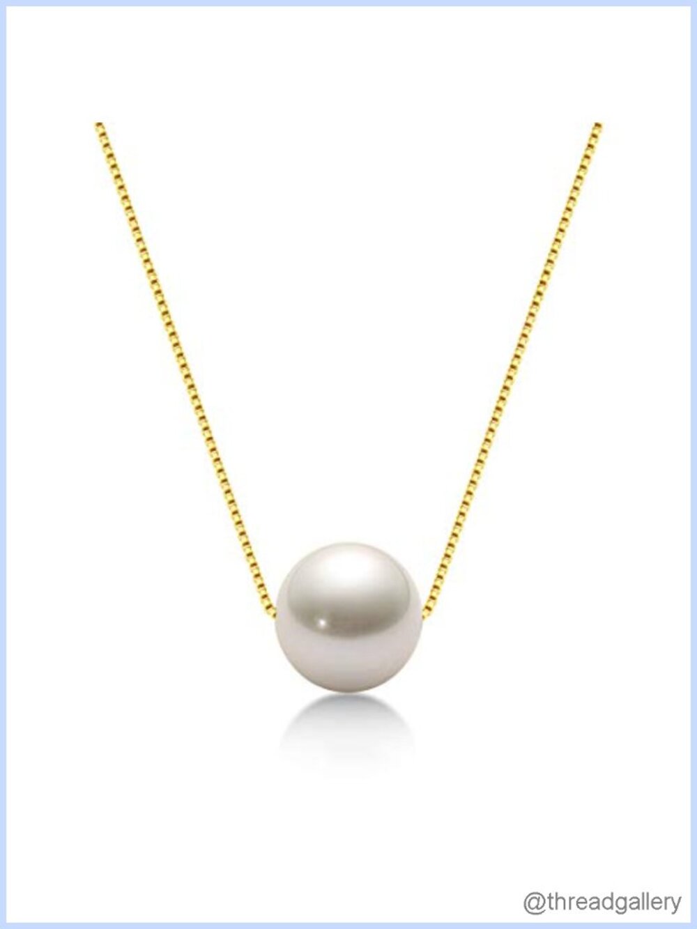 Sterling Silver Freshwater Pearl Pendant Necklace for Women